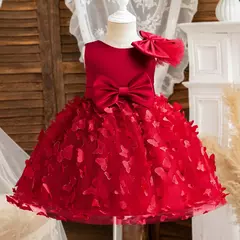 Vestidos de lantejoulas princesa feminina, vestido de batismo, festa de casamento infantil, Natal, vestido novo de luxo, 2022 na internet