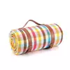Tapete de piquenique ao ar livre impermeável, cobertor de dormir retangular, xadrez Stripe Pad, sala Tapete, Camping, praia, colorido
