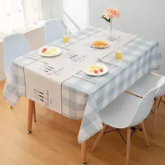 Toalha de mesa resistente à poeira impermeável durável, perfeita para festas piqueniques, família lavável, design high-end, ideal, elegante