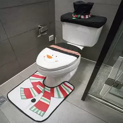 Cute Christmas Toilet Seat Covers, criativo Papai Noel Banheiro Mat, Xmas Suprimentos para Home Decor, Presente de Ano Novo, 2024 - Wolf Magazine