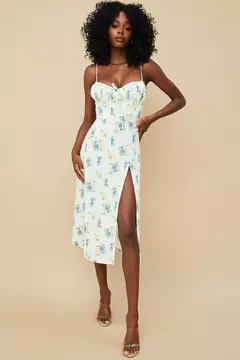 Feminino elegante floral praia férias bodycon streetwear vestido longo 2024 roupas de verão itens por atacado para negócios na internet