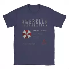 Unisex Vintage 100% algodão Tees, lembrança agradável Resident Evil, presentes de guarda-chuva para fãs, camisas para adultos, camisas para homens e mulheres - loja online