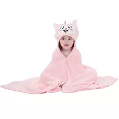 MICHLEY-toalhas de banho com capuz para criança, roupão macio, cobertor swaddle de sono quente, chuveiro para meninos e meninas, recém-nascido 0-9T
