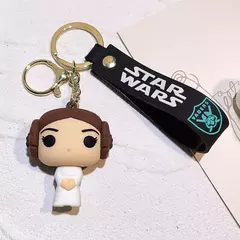 Star wars chaveiro para crianças, figuras criativas pvc, darth vader, stormtrooper imperial, yoda, bb-8, presentes de aniversário - loja online