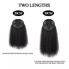 Invicaple Texturizado Cabelo Extensão Pad, texturizado Perm, Clip-In Pads, Overhead Cabelo Pedaço, Aumentar o Volume Perucas - loja online