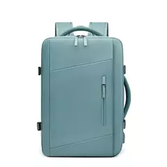Mochila de viagem das mulheres dos homens expandido grande capacidade saco caminhadas negócios mochilas para portátil carregamento usb à prova dwaterproof água escola volta pacote - comprar online