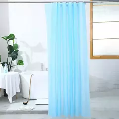 PEVA-Cortina de chuveiro do banheiro com ganchos, impermeável, espessamento, acessórios domésticos, 180x180cm - loja online
