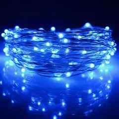 Imagem do Fio de cobre LED String Light, Fairy Light, Alimentado por pilhas, Quarto, Jardim, Festa, Decoração de casamento, 1 m, 2 m, 3 m, 5 m, 10m, 1 pacote