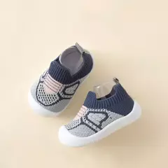 Sapatos de malha respirável para recém-nascido, meias infantis, fundo macio, antiderrapante, menino e menina, 0 a 5 anos, verão - loja online