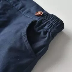 Imagem do Baby Boys Gentleman Suit, roupas infantis, camisa listrada recém-nascida, shorts suspensório, roupa formal de aniversário, verão, 3-24 meses
