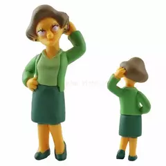 14 pçs disney simpsons dos desenhos animados figura de ação brinquedos engraçado homer grand bart mini estatuetas pvc boneca modelo crianças brinquedo presente aniversário