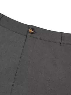 Calças masculinas slim de negócios de cor sólida para festas, atendimento diário, escritório, calças versáteis para quatro estações, confortáveis - Wolf Magazine