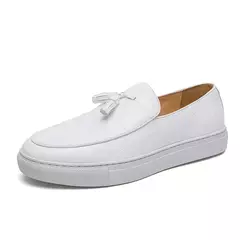 Sapatos casuais de couro de verão sapatos de escritório para homens de condução mocassins confortáveis deslizamento em sapatos de moda de festa - Wolf Magazine
