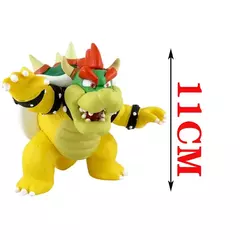 10 ~ 14cm super mario bros pvc figura de ação brinquedos bonecas modelo conjunto luigi yoshi burro kong cogumelo para crianças presentes aniversário na internet