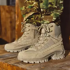 Imagem do Botas de Combate Deserto Masculino, Botas Táticas Antiderrapantes, Tornozelo de Caminhada, Sapatos de Caça, Segurança do Trabalho, Exterior