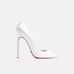 Bombas de couro genuíno para mulheres, fundo vermelho, dedo apontado, salto alto, estilete elegante, sapatos femininos, tendência luxuosa, 44, 2024 - loja online