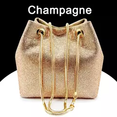 Bolsa De Strass Design Italiano Para Mulheres, Saco De Noite, Saco De Jantar, Festa De Casamento, Presente De Natal, Diamante, Cristal - loja online