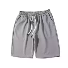 Calça reta de praia masculina casual, shorts esportivos de corrida, moda rua, novo, verão - loja online