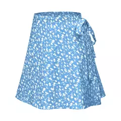 Top recortado e conjunto de saias femininas, cintura alta doce, strappy estampado, terno lápis de linha, moda casual, personalidade - loja online