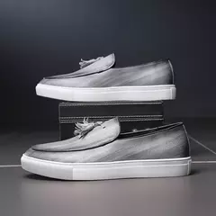Sapatos casuais de couro de verão sapatos de escritório para homens de condução mocassins confortáveis deslizamento em sapatos de moda de festa - Wolf Magazine