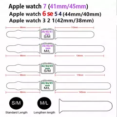 Pulseira de Silicone para Apple Watch, Banda 44mm, 40mm, 45mm, 41mm, 42mm, 38mm, 44mm, 45mm, Bracelet iWatch Series 7 SE, 3, 4, 5, 6, 8 Ultra 49mm - loja online