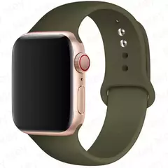 Pulseira de Silicone para Apple Watch, Pulseira Esportiva, iWatch Series 8, 7, 6 - comprar online