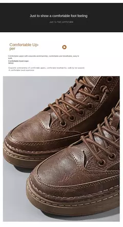 Botas masculinas de inverno sapatos de couro de alta qualidade moda sapatos de algodão moda botas de tornozelo negócios casuais sapatos ao ar livre tênis masculinos novo