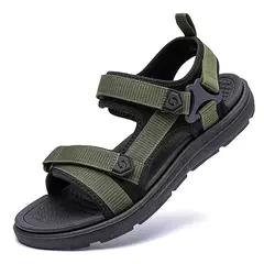 Sandálias de praia respirável ao ar livre masculinas, sapatos de verão, moda casual, plus size - comprar online