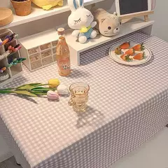 Coreano Xadrez Toalha De Mesa, Tecido Jacquard, Toalha De Mesa, Mat Background, Decoração De Casa, Mesa Moderna Nórdica, Sala De estar, Ins