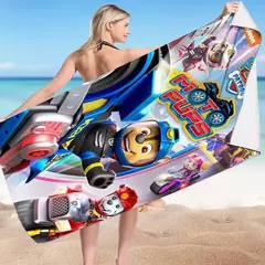 Anime Paw Patrol Toalha De Praia Cartoon Chase Toalhas De Verão Banheiro Toalha De Banho Natação Toalhas De Natal Viagem Toalha De Praia Secagem Rápida - Wolf Magazine