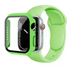 Caixa de vidro e pulseira para Apple Watch, Apple Watch Band, Protetores de Tela, iWatch Series 8, 7, 6, SE, 5, 4, 42mm, 44mm, 41mm, 40 milímetros, 38 milímetros, 45 milímetros, 49 milímetros - Wolf Magazine