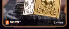 Original saint seiya animação brinquedos periféricos galáxia versão pano de ouro aiolos shura ikki shun modelo móvel figura coleção - Wolf Magazine