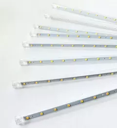 Imagem do LED Meteor Shower Lights, 8 tubos, decoração de Natal ao ar livre, String Fairy Lights, Street Garden e Yard Decoration