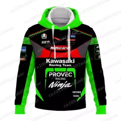 Moletons com capuz masculino e feminino, Forças de Corrida Kawasaki, Esportes Radicais, Nova Edição, 2024 na internet