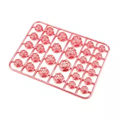 30 pçs conjunto de tampas de parafuso da motocicleta kit porca do motor parafuso tampa cabeça corpo parafuso tampa decorativa acessórios modificação moto - comprar online