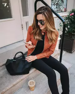 Imagem do Jaqueta de couro PU feminina com zíper, casaco manga comprida, jaquetas de motociclista, slim fit, monocromática, streetwear casual, moda feminina, outono, Y2K