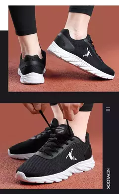 Tênis respirável masculino, confortável, clássico, casual, ao ar livre, caminhando, esporte, tênis - Wolf Magazine