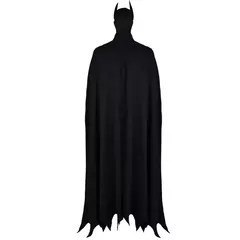 Morcego masculino cosplay traje bruce super-herói disfarce para homem adulto macacão manto máscara de morcego bodysuit halloween carnaval festa roupas - Wolf Magazine