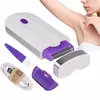 Kit de depilação indolor para mulheres, USB recarregável, corpo, rosto, perna, biquíni, mão, barbear