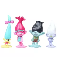 12 pçs/set Trolls Branch Critter Skitter Figuras Trolls Crianças Trolls PVC Action Figure Toy Personagem de Desenho Animado Crianças Presentes - loja online