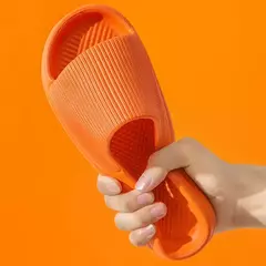 Chinelos macios leves EVA sola para casa para homens e mulheres, chinelo antiderrapante para banheiro, chinelo interno casual, sandália de praia, flip-flops de moda - Wolf Magazine
