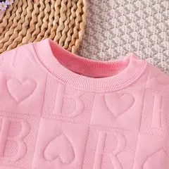 Conjunto de roupas infantis para o dia dos namorados, camiseta e calça de manga comprida, roupa infantil para bebê recém-nascido, 3-24 meses - comprar online