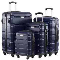 18'carry on mala de cabine, 22/26/30 polegada mala de viagem sobre rodas, rolamento conjunto de bagagem, mala trolley, alta capacidade - Wolf Magazine