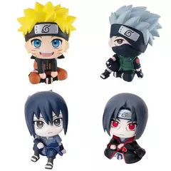 9cm naruto anime figura uzumaki naruto kakashi uchiha sasuke itachi brinquedos bonitos q figuras de ação estatueta modelo - loja online