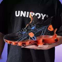 Novo design lâmina tênis de corrida dos homens amortecimento meia adolescente ao ar livre jogging zapatillas calçados na moda alta qualidade - comprar online