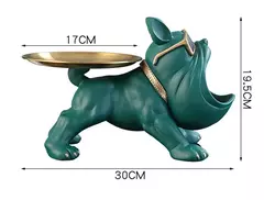 Caixa De Armazenamento De Estátua De Cachorro Estatueta De Bulldog, Ornamento De Animal, Artesanato De Resina, Escultura De Arte, Decoração De Casa, Cachorro na internet