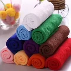 Pano De Mão De Cara De Algodão De Fibra Macia, Toalhetes De Banho Práticos, Pano De Mão De Praia, Acessórios De Banheiro De Casa, 10Pcs - Wolf Magazine