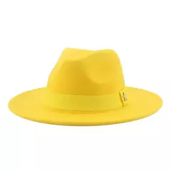 chapeu feminino chapeu chapeu masculino gorro Chapéu fedora mulheres fita banda homens chapéus de aba larga igreja casamento clássico bege branco chapéu do inverno das mulheres dos homens 2021 new gorras hombre - comprar online