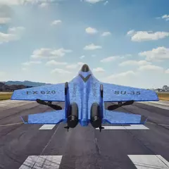 Imagem do Avião de combate de controle remoto para crianças, RC Foam Aircraft, SU-35 Plane, 2.4G Radio Control Glider, brinquedos para meninos
