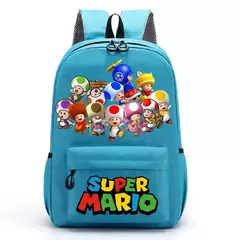 Mochilas Super Mario Bros para homens e mulheres, Saco Princesa Peach Luigi, Impressão Gráfica de Personagem de Cartoon, Mochila Kawaii, Mochilas escolares - Wolf Magazine